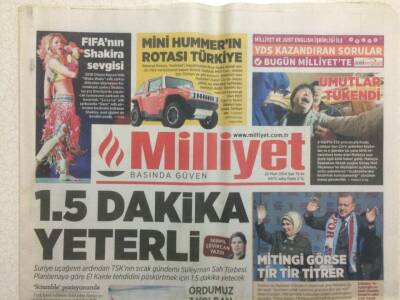 Milliyet Gazetesi 25 Mart 2014 - Fıfanın Shakira Sevgisi GZ29605 - 1