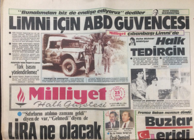 Milliyet Gazetesi 25 Mayıs 1986 - Lira Ne Olacak - GZ12711 - 1