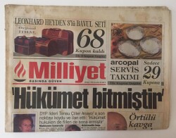 Milliyet Gazetesi 25 Mayıs 1996 - Ekonomide Kaos Günleri GZ11100 - 1