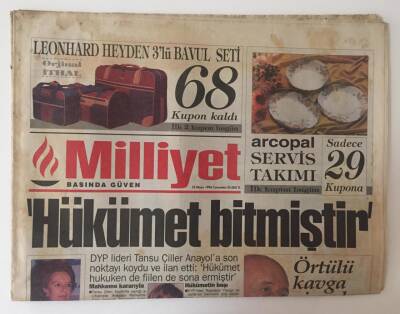 Milliyet Gazetesi 25 Mayıs 1996 - Ekonomide Kaos Günleri GZ11100 - 2