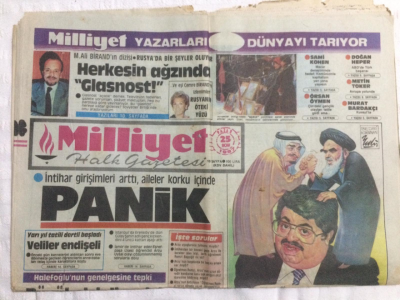 Milliyet Gazetesi 25 Ocak 1987 - İntihar Girişimleri Arttı Aileler Korku İçinde PANİK - GZ21223 - 1