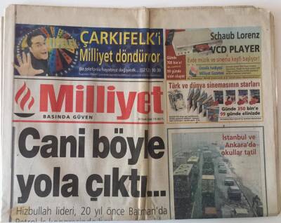Milliyet Gazetesi 25 Ocak 2000 - BMye Türk Başkanlar GZ22241 - 1