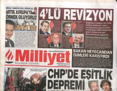 Milliyet Gazetesi 25 Ocak 2013 - Uğur Mumcu Sevgisine Zamanaşımı Yok - Pınar Seleke Müebbet GZ106059 - 1