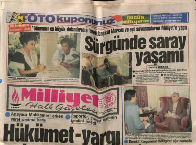 Milliyet Gazetesi 25 Şubat 1988 - Doğum Günü Hediyesi GZ56685 - 1
