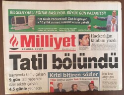 Milliyet Gazetesi 25 Şubat 2000 - Demokrasi Avrupa Birliği Ve Ziyaretler GZ10013 - 2