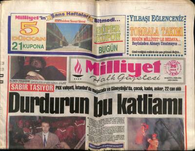 Milliyet Gazetesi 26 Aralık 1991 - Ajda Pekkan Az Para Kazanıyoruz GZ61658 - 2