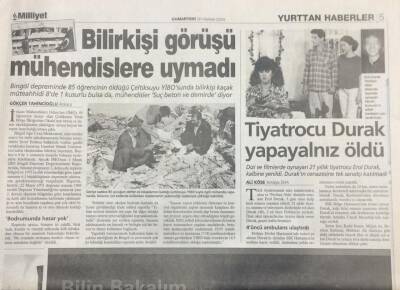 Milliyet Gazetesi 26 Haziran 2004 THYden 87 Trilyonluk Zarar GZ36221 - 1