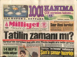 Milliyet Gazetesi 26 Mart 1992 - Türkiyeden Şama Şamar Hazırlığı GZ61665 - 1