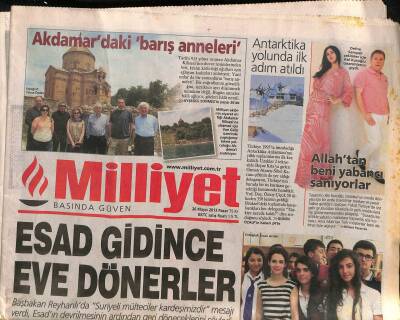 Milliyet Gazetesi 26 Mayıs 2013 - Antartika Yolunda İlk Adım Atıldı - Esad Gidince Eve Dönerler GZ116712 - 1