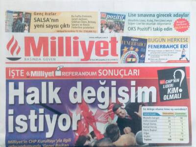 Milliyet Gazetesi 26 Ocak 2005 - Halk Değişim İstiyor GZ40317 - 1