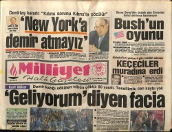 Milliyet Gazetesi 26 Şubat 1990 - Bushun Oyunu GZ61667 - 2