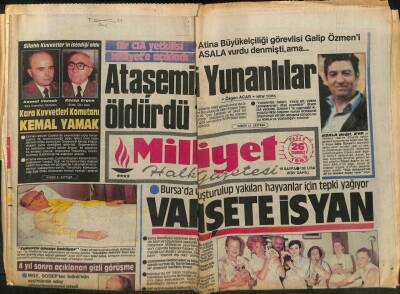 Milliyet Gazetesi - 26 Temmuz 1987 - Erdal İnönü Taburcu Olmayı Bekliyor GZ110738 - 1
