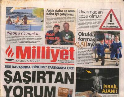 Milliyet Gazetesi 26 Temmuz 2013 - Kennedynin Kızı Tokyo Büyükelçisi GZ106116 - 1
