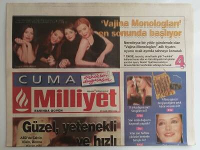 Milliyet Gazetesi 27 Aralık 2002 Ebru Gündeş Ömer Durakla Evlendi -GZ14554 - 1