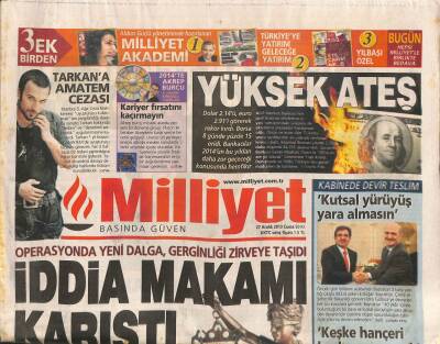 Milliyet Gazetesi 27 Aralık 2013 - Tarkana Amatem Cezası GZ106113 - 1