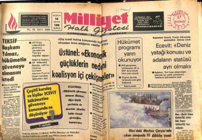 Milliyet Gazetesi - 27 Haziran 1977 - Eskişehirde Toryum Madeni Bulundu GZ110827 - 1