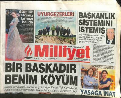 Milliyet Gazetesi 27 Mayıs 2013 - Hizbullahın Kararı Türkiyede Eylem GZ107356 - 1