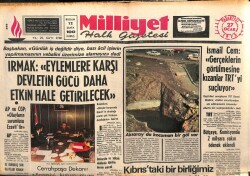 Milliyet Gazetesi 27 Ocak 1975 - Kıbrıstaki Bir Birliğimiz Mersine Getirildi GZ103552 - 1
