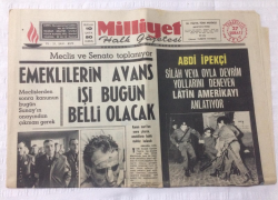 Milliyet Gazetesi 27 Şubat 1971 - Meclis Ve Senato Toplanıyor - GZ15867 - 1