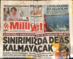 Milliyet Gazetesi 27 Temmuz 2015 - Çadırkentlerde Militan Eğitiliyor - Mültecilerden Balonlu Taşımacılık GZ100162 - 1
