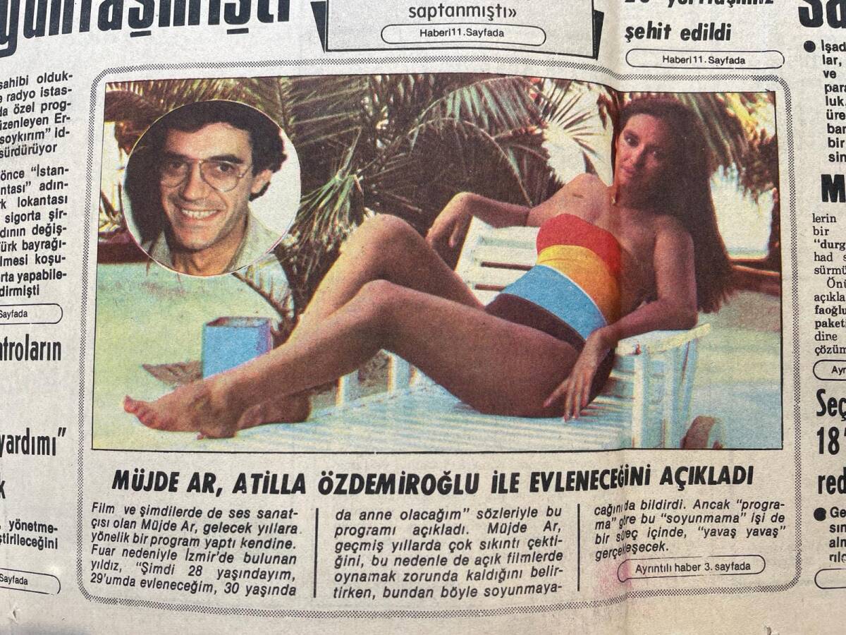 Milliyet Gazetesi 28 Ağustos 1982 - Ermeni Terörü Kanada'da Yoğunlaşmıştı - Müjde Ar Atilla Özdemiroğlu İle Evleneceğini Açıkladı GZ140099 - 2