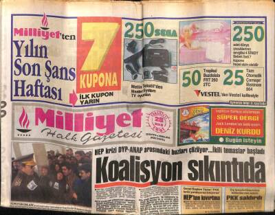 Milliyet Gazetesi 28 Aralık 1991 - Doğum Günü Hediyesi GZ55437 - 1