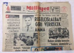 Milliyet Gazetesi 28 Ekim 1970 - 1970 Türkiye İkinci Güzeli Dilek Aksü - GZ15843 - 1