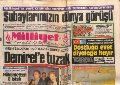 Milliyet Gazetesi - 28 Ekim 1986 - SHPde İkinci Adam Kavgası GZ110862 - 1