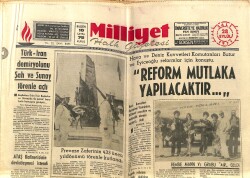 Milliyet Gazetesi 28 Eylül 1971 - Süreyya Evleniyor - Türk-İran Demiryolunu Şah Ve Sunay Törenle Açtı - Herbie Mann Ve Grubu Geldi GZ140265 - 1