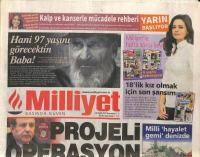 Milliyet Gazetesi 28 Eylül 2013 - Projeli Operasyon, ABD İle Cihada Karşı İşbirliği GZ107704 - 1