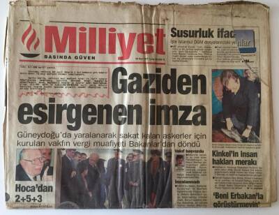 Milliyet Gazetesi 28 Mart 1997 - Efes Avrupa Süper Ligini Yarıladı GZ16216 - 2