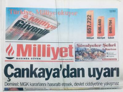 Milliyet Gazetesi 28 Nisan 1997 - Çankayadan Uyarı GZ42869 - 1