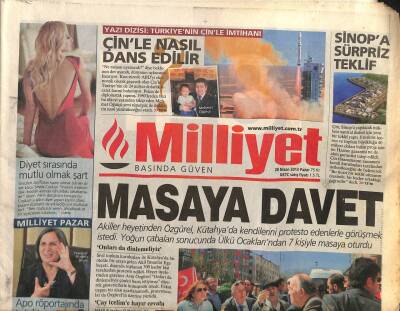 Milliyet Gazetesi 28 Nisan 2013 - Blair Houseun Seçkin Konukları - Cudide Çiçek Toplama Günü GZ106064 - 1