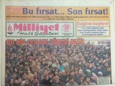 Milliyet Gazetesi 28 Ocak 1993 - Solda Çıkış Arayışı Değişim Tezleri GZ35855 - 1