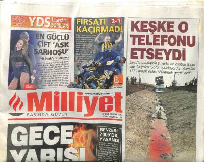 Milliyet Gazetesi 28 Ocak 2014 - Gece Yarısı Presi GZ107350 - 1