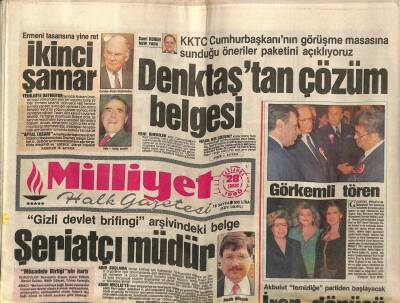 Milliyet Gazetesi 28 Şubat 1990 - Şeriatçı Müdür Melih Gökçek GZ61602 - 2