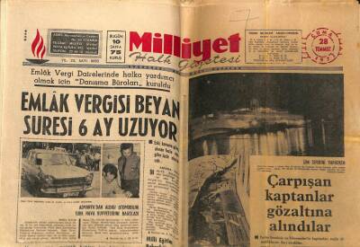 Milliyet Gazetesi 28 Temmuz 1972 - 25 Yılını Dolduran Her İşçi Emekli Olmamalı GZ59483 - 1