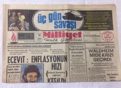 Milliyet Gazetesi 29 Ağustos 1974 - Emel Sayın Gaziler Arasında Ve Bir Gaziyi Kutlarken - GZ15857 - 1