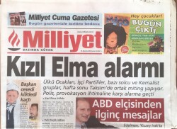 Milliyet Gazetesi 29 Ağustos 2003 - Kızıl Elma Alarmı GZ1727 - 1