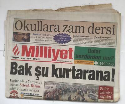 Milliyet Gazetesi 29 Aralık 1999 - Mecliste Kavgalı Kapanış GZ8441 - 1