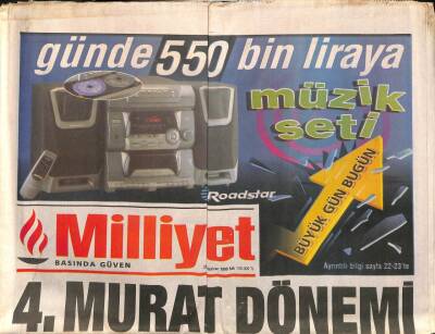 Milliyet Gazetesi 29 Haziran 1999 - Tatil Hande Ataizinin Burnundan Geldi - Atinadan Zeytin Dalı GZ109333 - 1