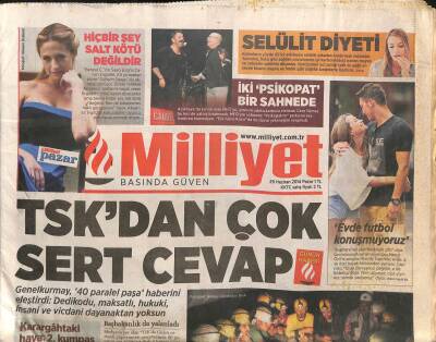 Milliyet Gazetesi 29 Haziran 2014 - K. Irak Petrol İstiyor - İsveç Prensi Evleniyor GZ106117 - 1