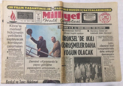 Milliyet Gazetesi 29 Mayıs 1975 - Bürükselde İkili Görüşmeler Daha Yoğun Olacak - GZ15812 - 1