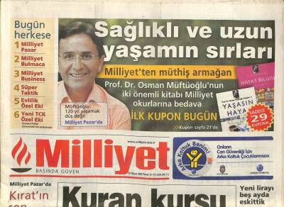 Milliyet Gazetesi 29 Mayıs 2005 - Ünlü Yazar Elif Şafaka Ünlü Gazeteci Eş Eyüp Can - Avrupa Birliğinin Kader Günü GZ93663 - 1