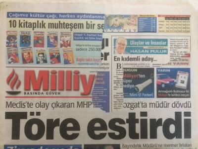 Milliyet Gazetesi 29 Nisan 2000 - Sergen Yalçına Son Şans GZ35298 - 1