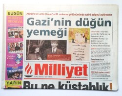 Milliyet Gazetesi 29 Ocak 2005 - Bu Ne Küstahlık Gazi nin Düğün Yemeği GZ2664 - 2