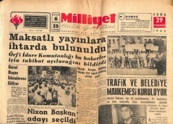 Milliyet Gazetesi 29 Temmuz 1960 - Maksatlı Yayınlara İhtarda Bulunuldu GZ58883 - 1