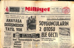 Milliyet Gazetesi 29 Temmuz 1971 - Avrupadaki Turist İşçiler Affedilecek, Banka Soygununda Fahri Aralda Var GZ58903 - 1
