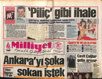 Milliyet Gazetesi 29 Temmuz 1992 - Doğum Günü Hediyesi GZ55501 - 1