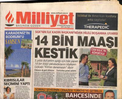 Milliyet Gazetesi 29 Temmuz 2013 - Fordun Yeni Teknoloji Üssü - Karadenizin Bodrumu Samsun GZ106061 - 1